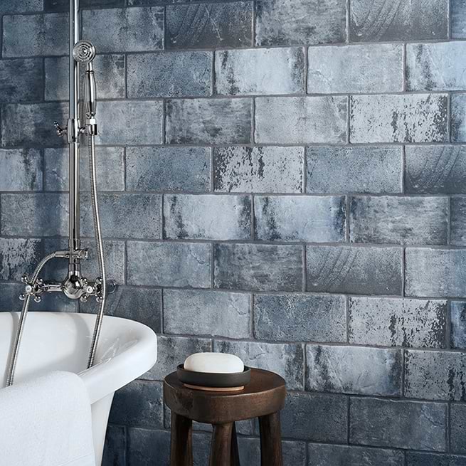 An old-world look with rustic notes