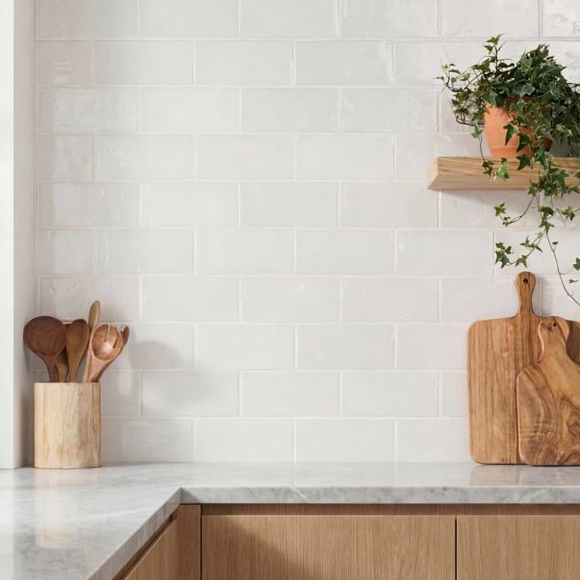 An old-world look with rustic notes