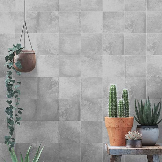 Cement Grigio 8x8 Matte Porcelain Tile