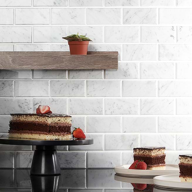 A classic marble in a stylish format