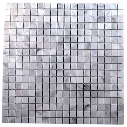 WHITE CARRERA 3/4x3/4 MARBLE TILE_MAIN