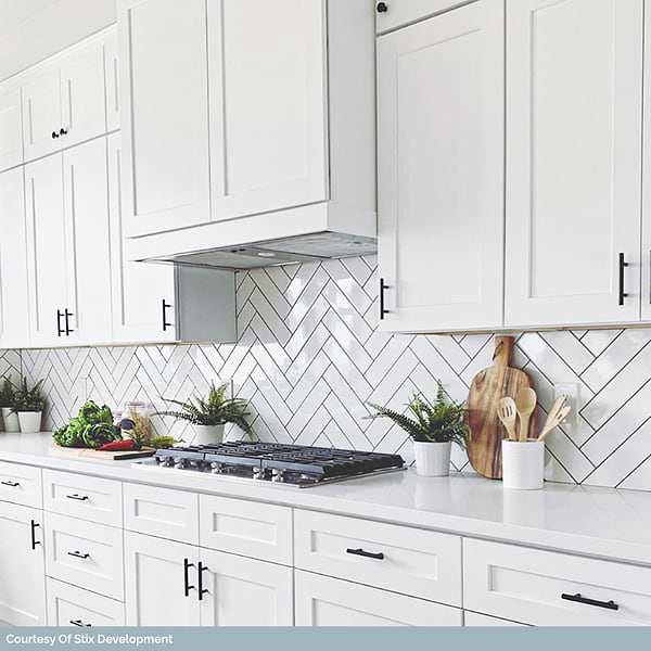 Basic White 4x12 Polished Ceramic Subway Wall Tile