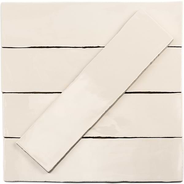 Lancaster Vanilla Cream Ivory 3x12 Polished Ceramic Subway Tile