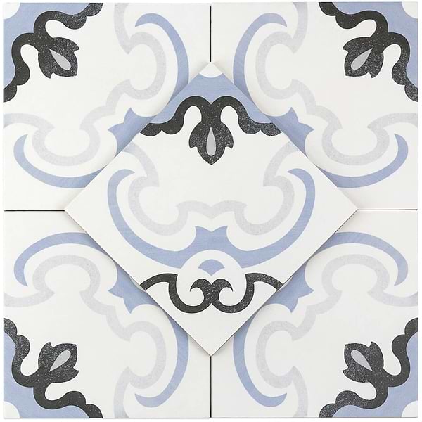 Bella Met 8x8 Glazed Porcelain Tile