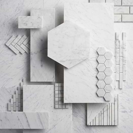 carrara marble tile