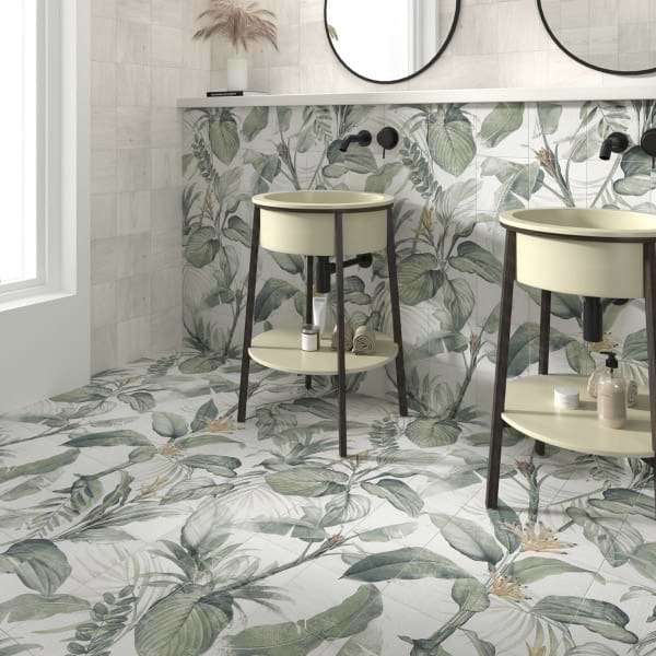 Shop Floral Floor Tiles