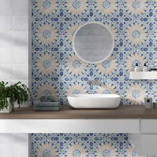 Shop Encaustic and Cement Bathroom Wall Tile