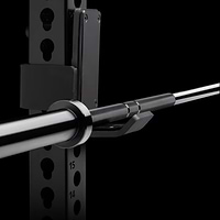 מוט אולימפי Rogue Ohio Bar שחור בגימור Black Oxide עם מסבי ברונזה.