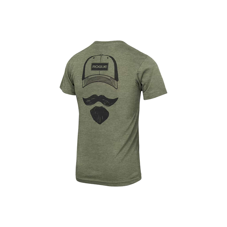 חולצת Josh Bridges Stache של Rogue – ביגוד טכני פרימיום לספורטאי כוח מבית Prime Motion.