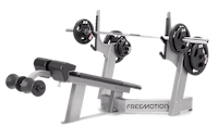 ספת לחיצת חזה אולימפית בשיפוע שלילי Freemotion EF215
