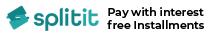 Pay with interest-free Installments using splitit