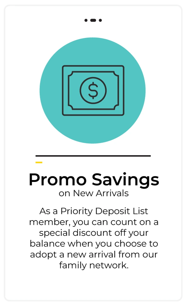 Priority Deposit List - Promo Savings