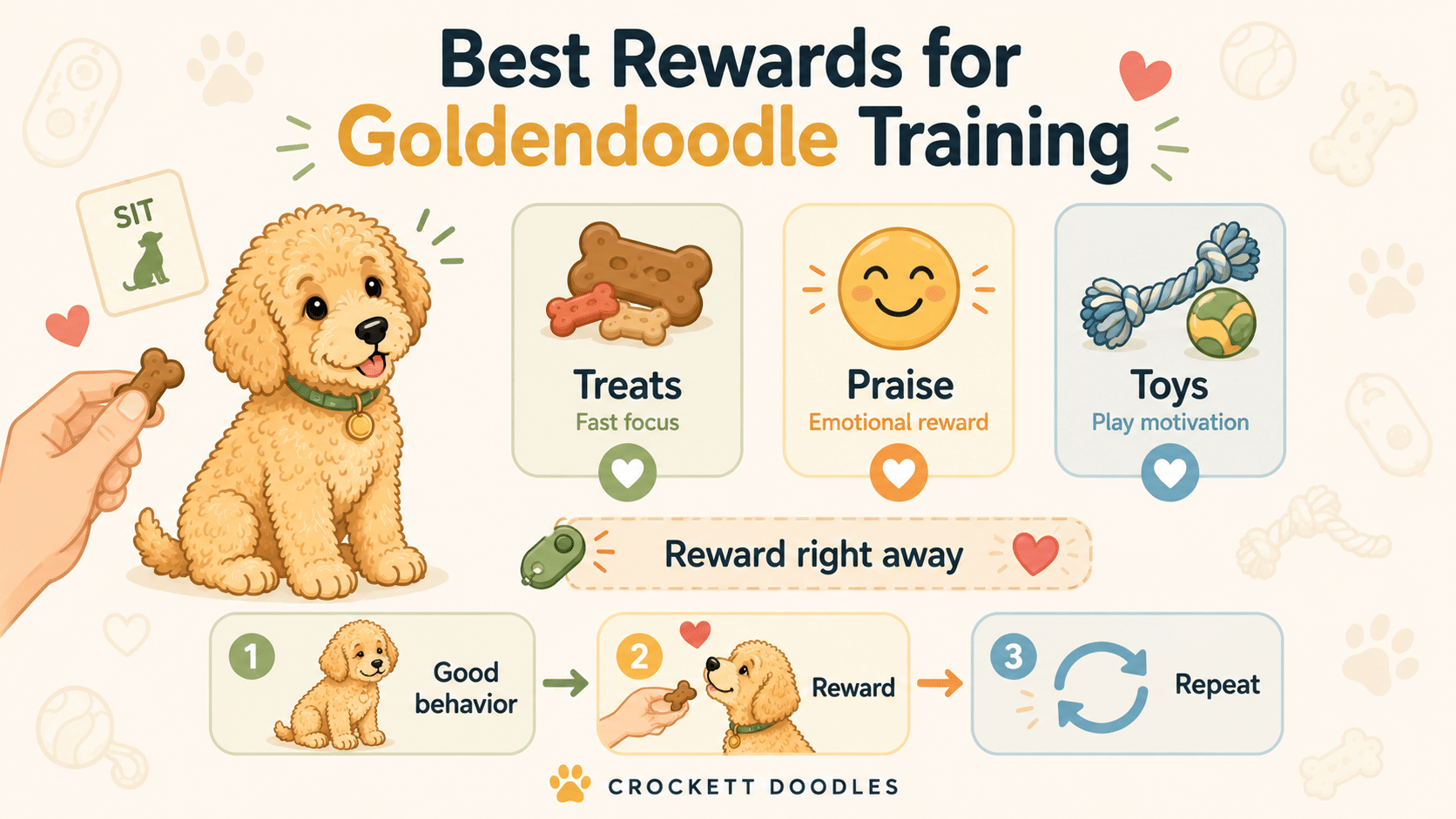Best Rewards for Goldendoodle Training