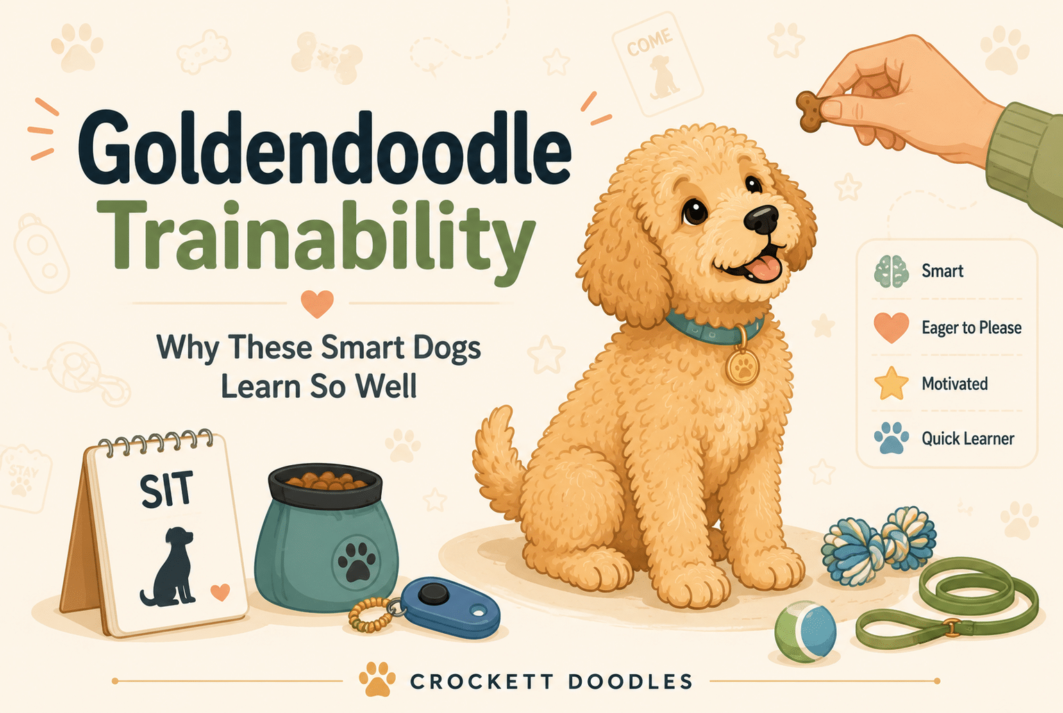 Goldendoodle Trainability Easy Puppy Training Tips