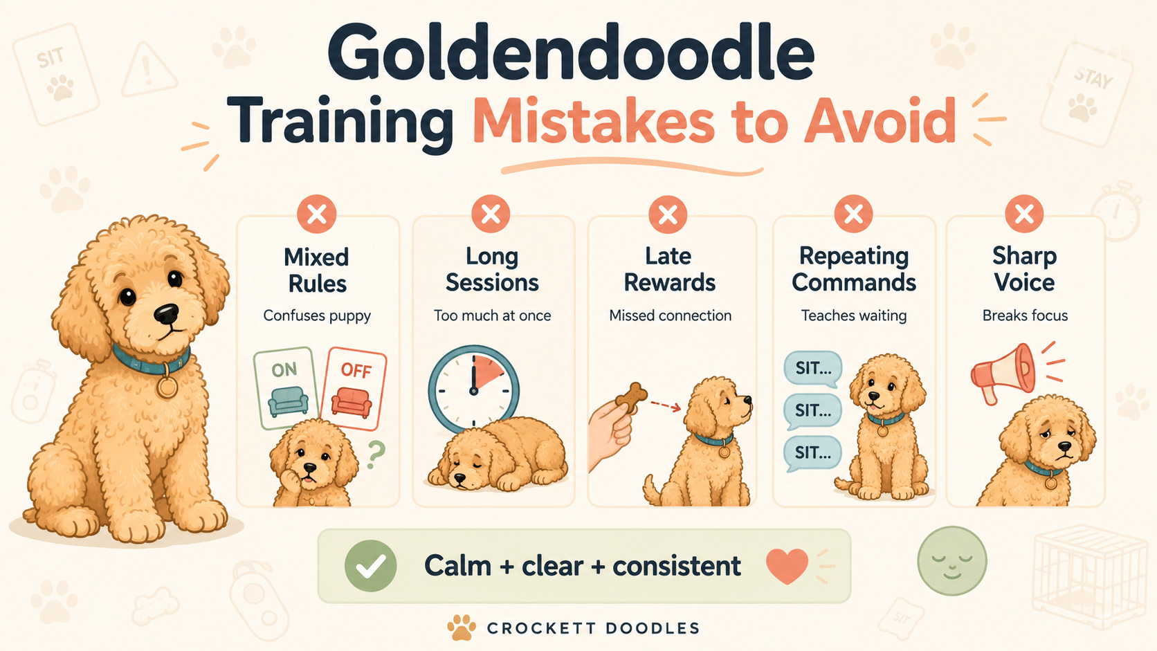 Goldendoodle Trainability: Easy Puppy Training Tips
