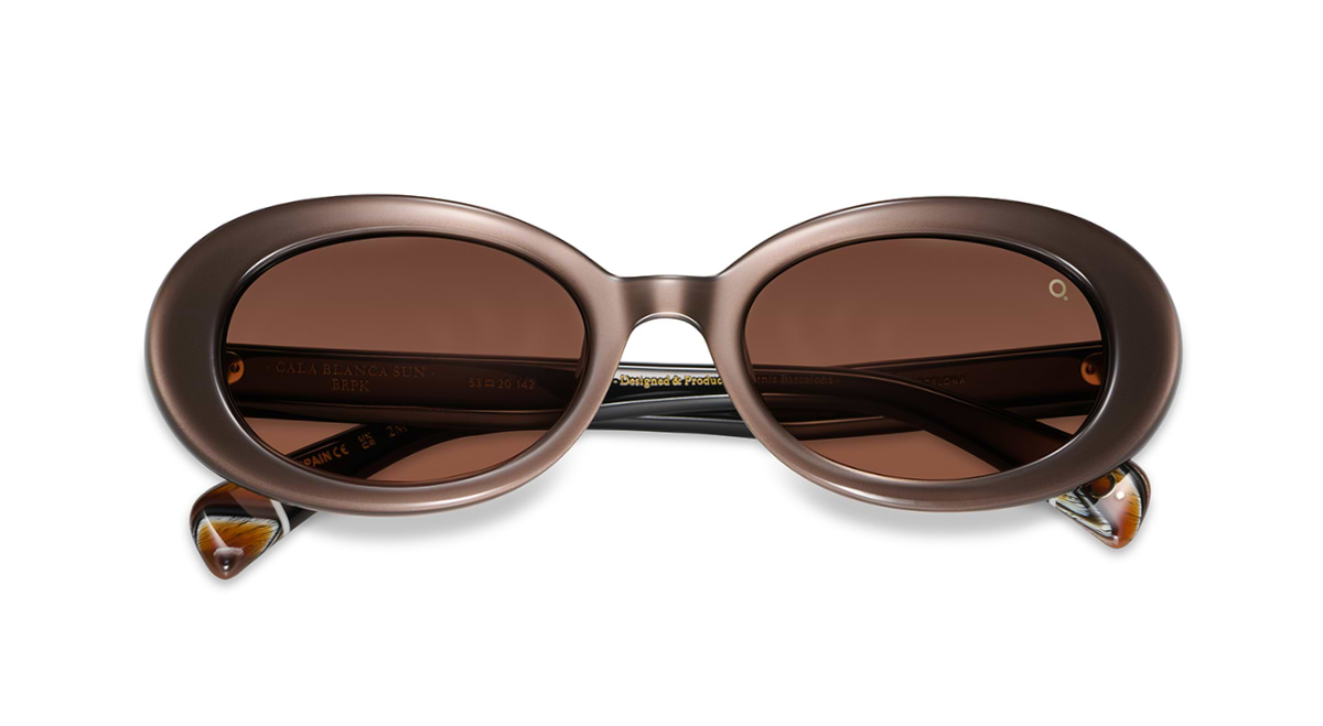 Lunettes De Soleil Etnia O Pour Femme - Monture Marron Style Rodeo Drive, Bon état Occasion