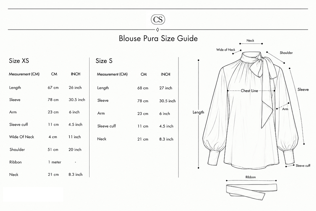 Size Guied Blouse Pura