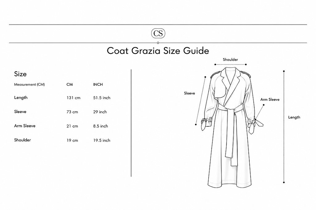 Size Guied Coat Grazia Size Guied Coat Grazia