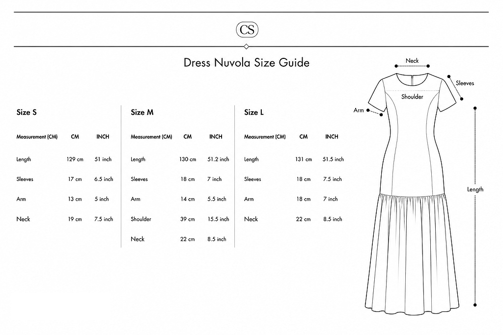 Size Guied Dress Nuvola Size Guied Dress Nuvola