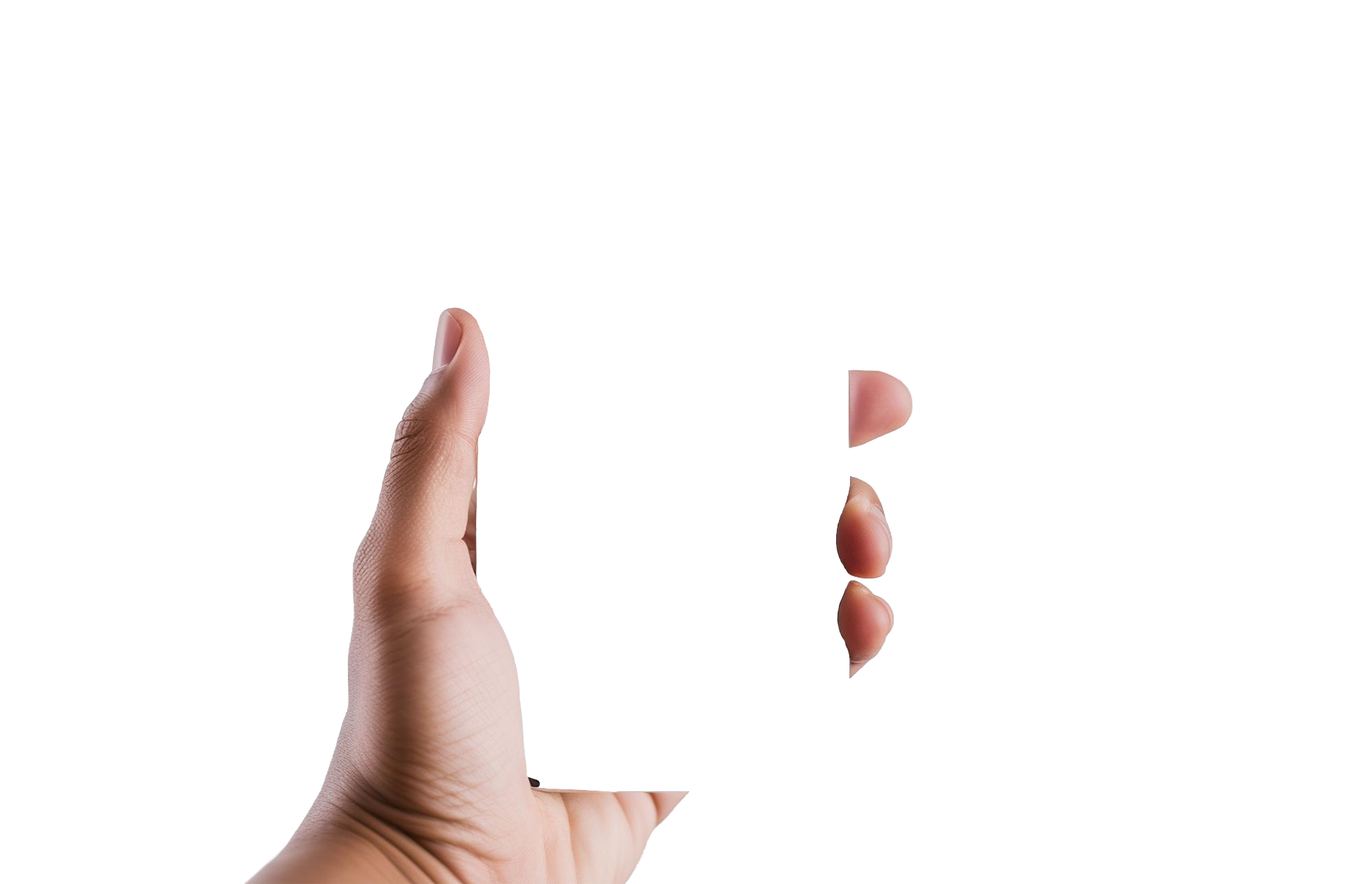 Hand holding a smartphone running the Nextbase app