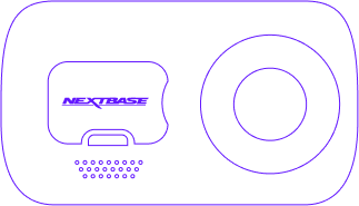 Front view icon representing the Nextbase 622GW dash cam