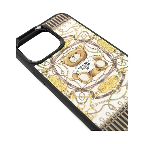 מגן לטלפון IPHONE 13 PRO Moschino לנשים