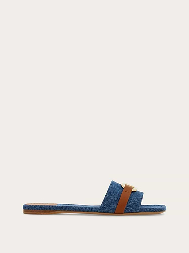 נעלי FERRAGAMO LEAH DENIM לנשים