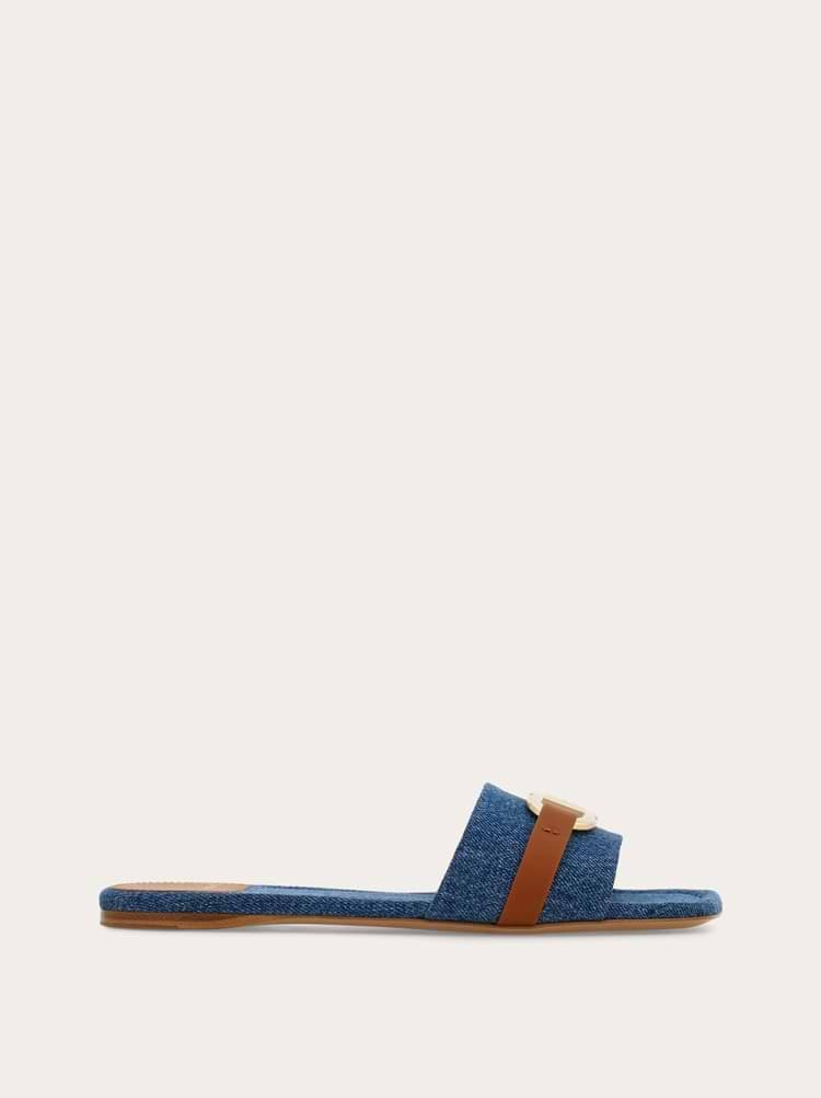 נעלי FERRAGAMO LEAH DENIM לנשים