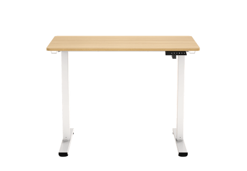 שולחן חכם מתכוונן לבן עץ 100 ס