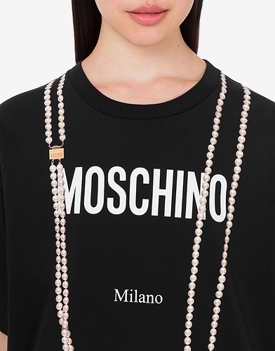 חולצה טי Moschino boutique לנשים