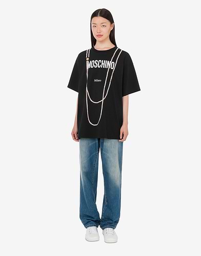 חולצה טי Moschino boutique לנשים