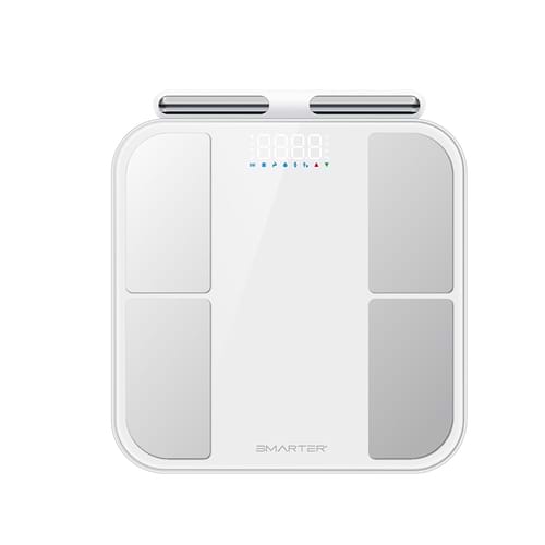 UNIQUE BODY SCALE משקל אדם BMI - צבע לבן SMARTER
