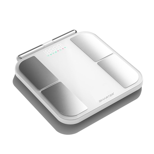 UNIQUE BODY SCALE משקל אדם BMI - צבע לבן SMARTER