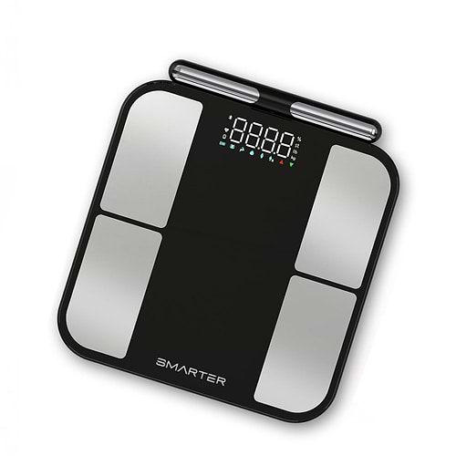  UNIQUE BODY SCALE משקל אדם חכם BMI - צבע שחור SMARTER