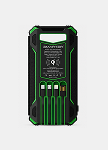 סוללת גיבוי סולרית ניידת SMARTER Solar power bank - green