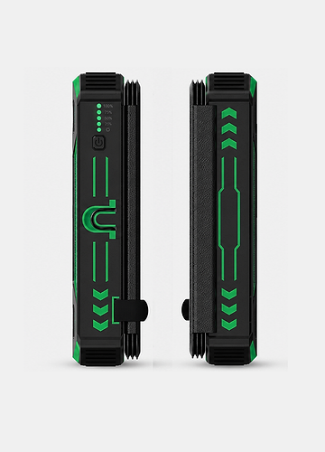 סוללת גיבוי סולרית ניידת SMARTER Solar power bank - green