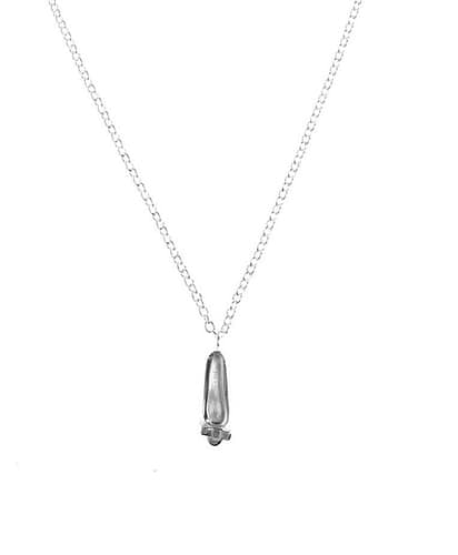 Salvatore Ferragamo  925 silver shoe necklace vara